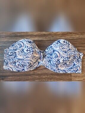 Victoria's Secret Knit Headband in Blue and Peach